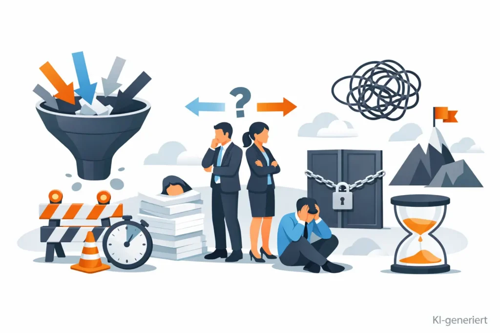 5 Ursachen für Entscheidungsstau im Unternehmen